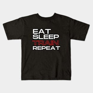 Eat, Sleep, TRAIN, Repeat Collection Kids T-Shirt